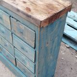 Old wooden workshop furniture