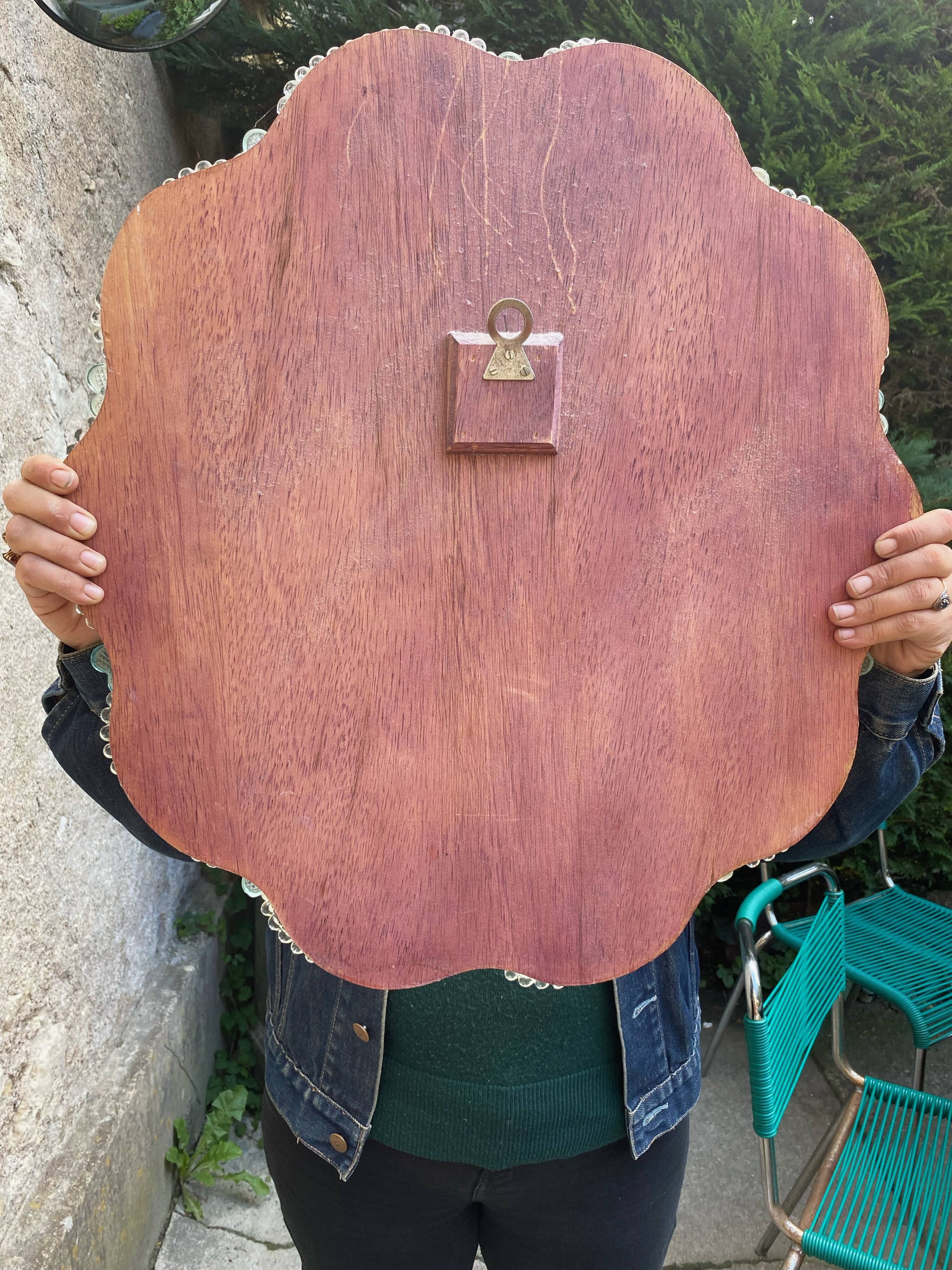 Venetian mirror Murano 1950 53x58cm