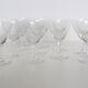Set of 11 crystal walking glasses, 1940