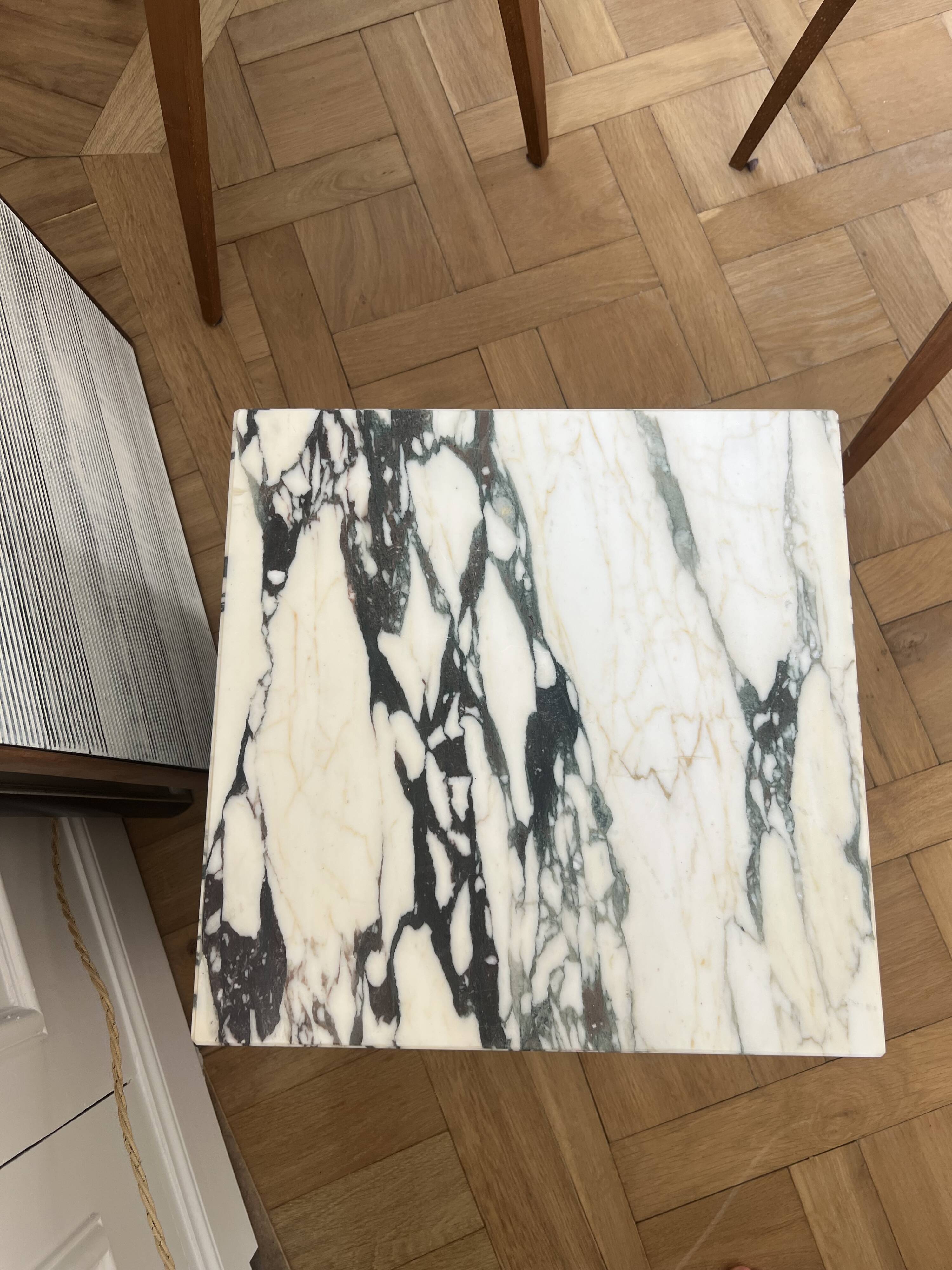 Calacatta Viola Marble Coffee Table Square 40x40x40