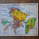 Old school map of South America Hatier no.20