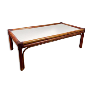 Table basse bambou et