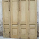 Set of 4 molded old communication door