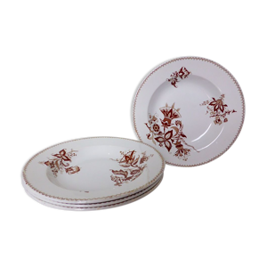 lot de 4 assiettes creuses