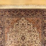 Tapis Indo Tabriz fait main 210x127cm