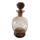 Carafe smoked amber glass bottle
