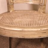 Set Of 12 Louis XVI Style Chairs In Polychrome Wood - 19th Century