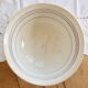 Old earthenware salad bowl Céranord Saint-Amand – Red and blue rim