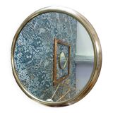 Vintage brass mirror top