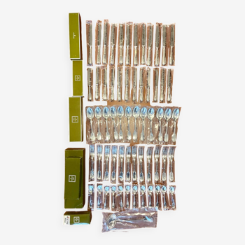 Christofle Chinon cutlery set 61 pieces manufactured before 1983 in original packaging