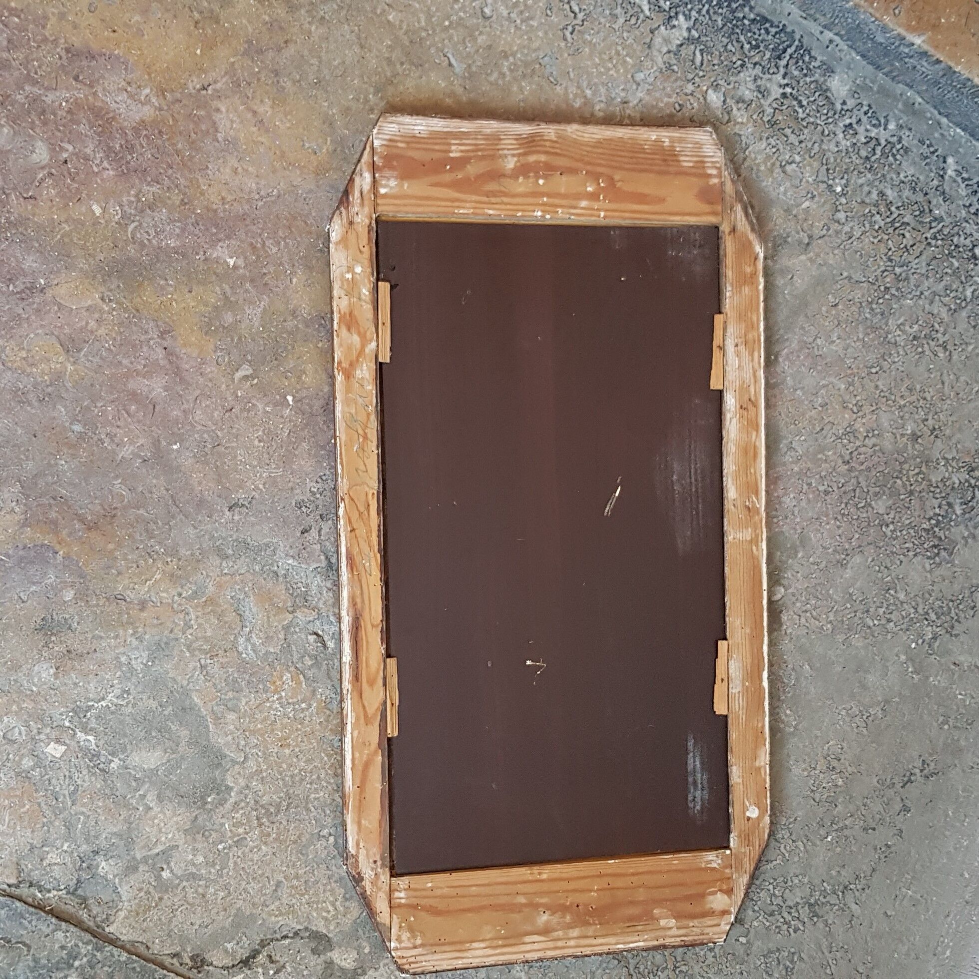 Mirror wooden frame 38x71cm