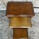 Set of 3 vintage louis xv style nesting tables