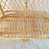 Vintage rattan sofa