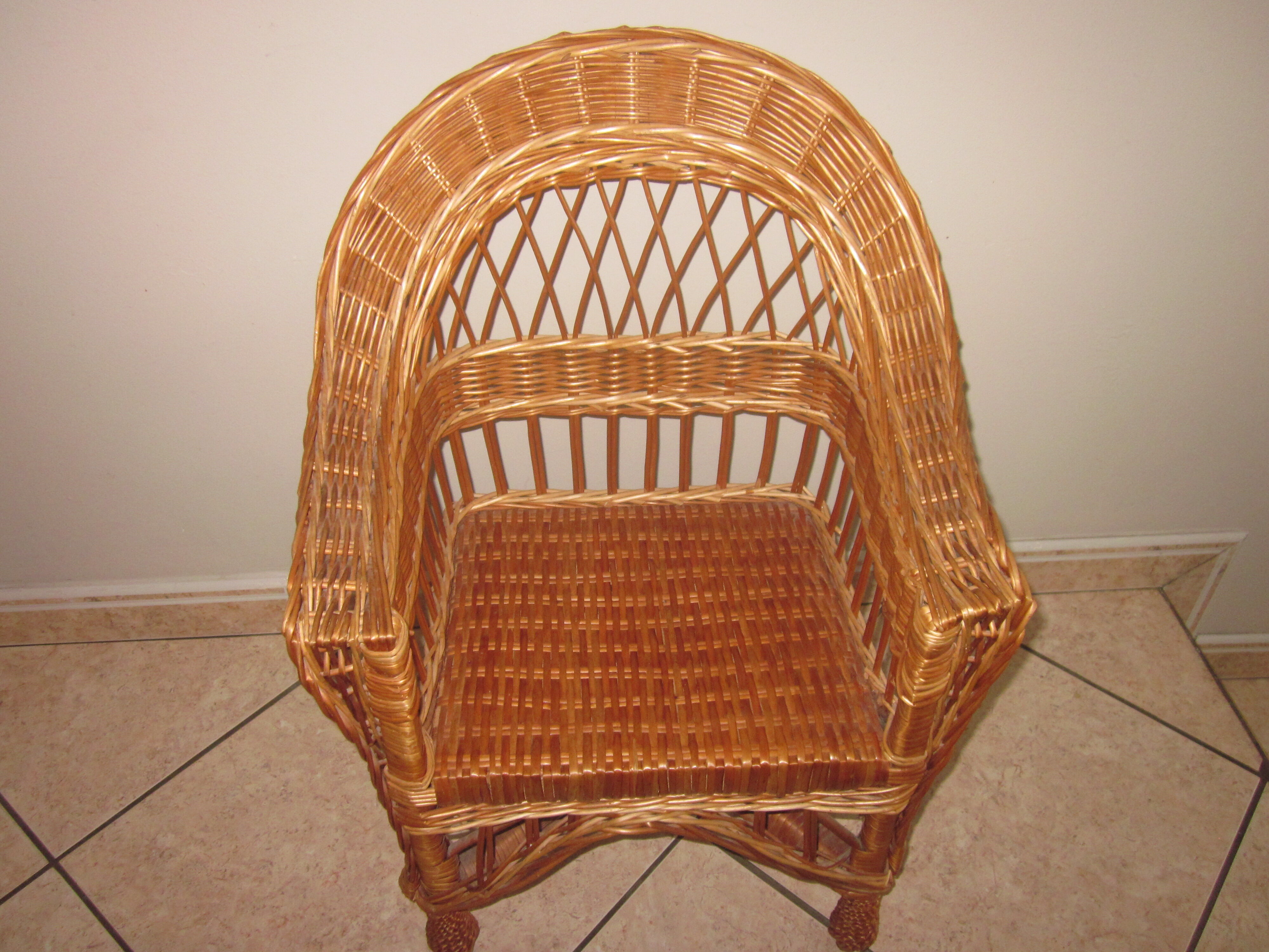 Rattan children's chair