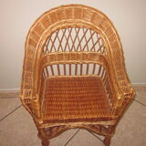 Rattan children's chair