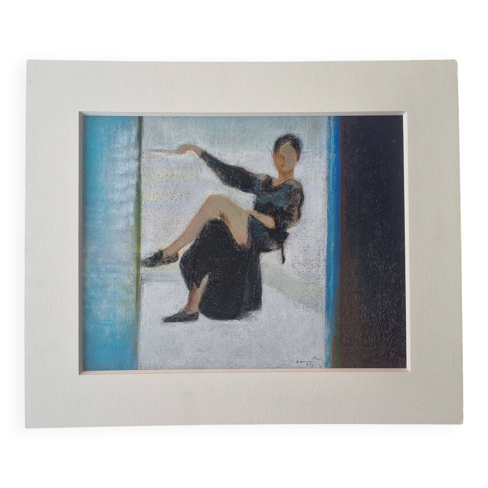 Seated woman
