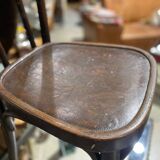2 chaises de bistrot bois courbé