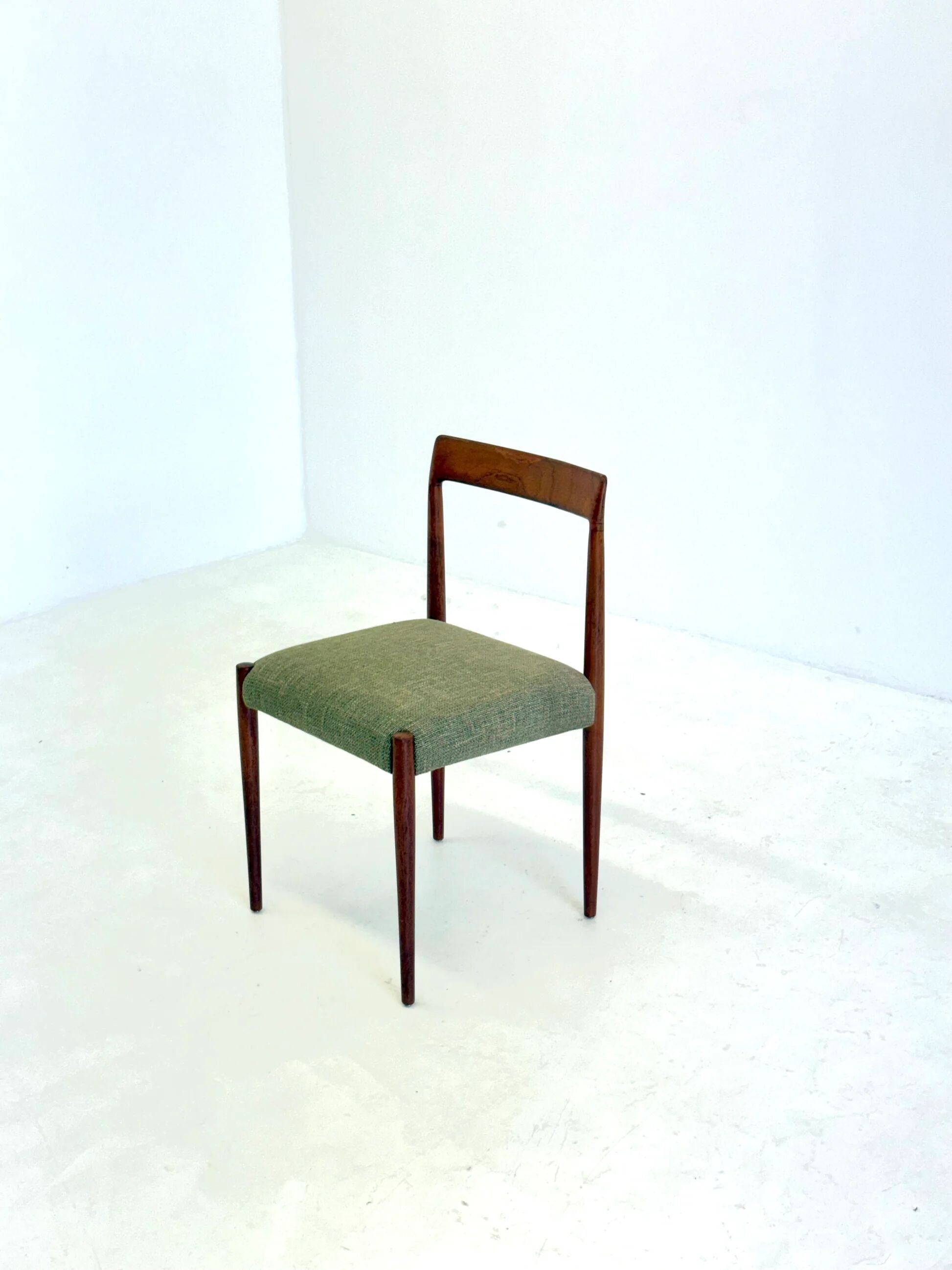 Vintage Lübke dining chair in teak wood