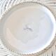 Huge antique Bassano bowl in openwork braided majolica