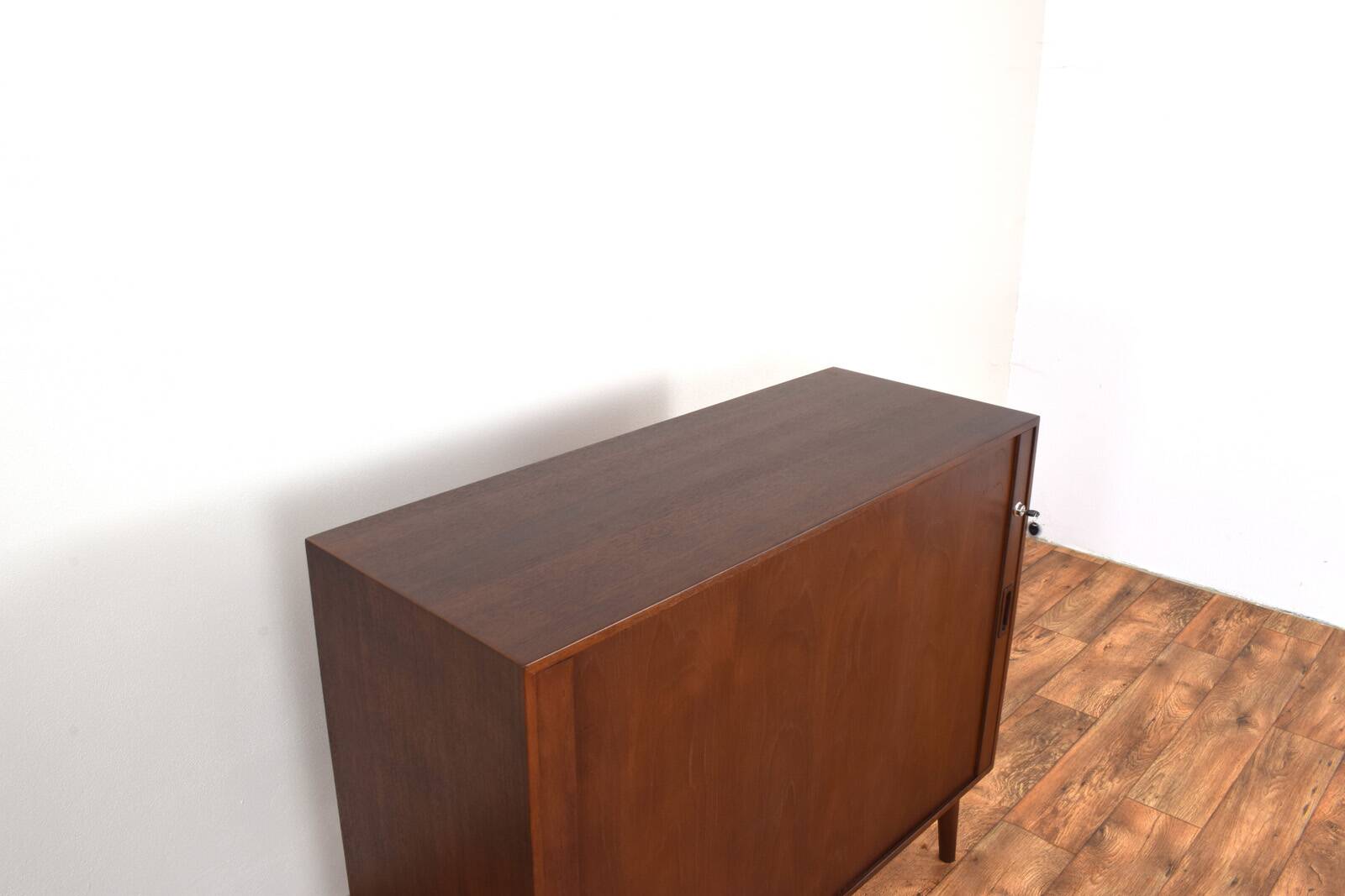 Mid-Century Danish Teak Tambour Doors Sideboard, 1960s