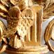 Gilded wood mirror, Louis XVI style - 1st part XXth - 60x30cm