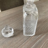 Carafe en cristal ciselé