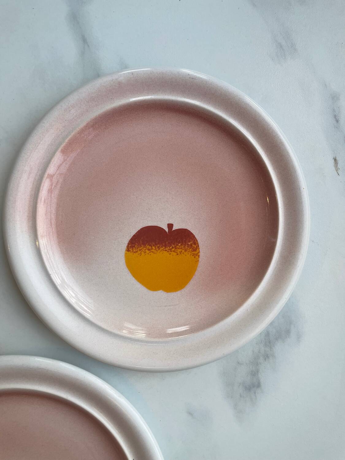 Trio of seventies dessert plates