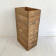 Lot of 9 stackable vintage wooden crates