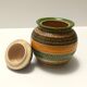 Glazed Ceramic Vase by Aldo Londi for Bitossi and for Cer Paoli, Sahara ser