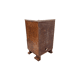 French Art Deco Burr Walnut Bedside Table, 1920/30s