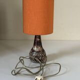 Olivier ceramic lamp, small vintage design from the 60s