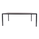 HAY T12 dining table – black linoleum – black aluminium frame