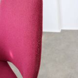 Pink Shell Swivel Chair by Niko Kralj for Stol Kamnik, 1970s