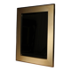Lacquered Goatskin Parchment Wall Mirror by Aldo Tura | Italy 1970s