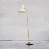 Robert Mathieu French Brass Adjustable Mid-Century Floor Lamp