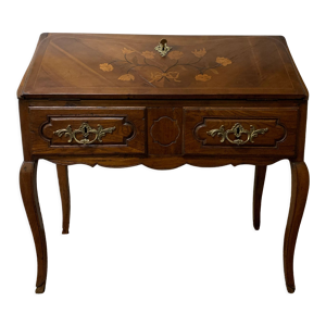 Bureau dos d âne marqueté époque