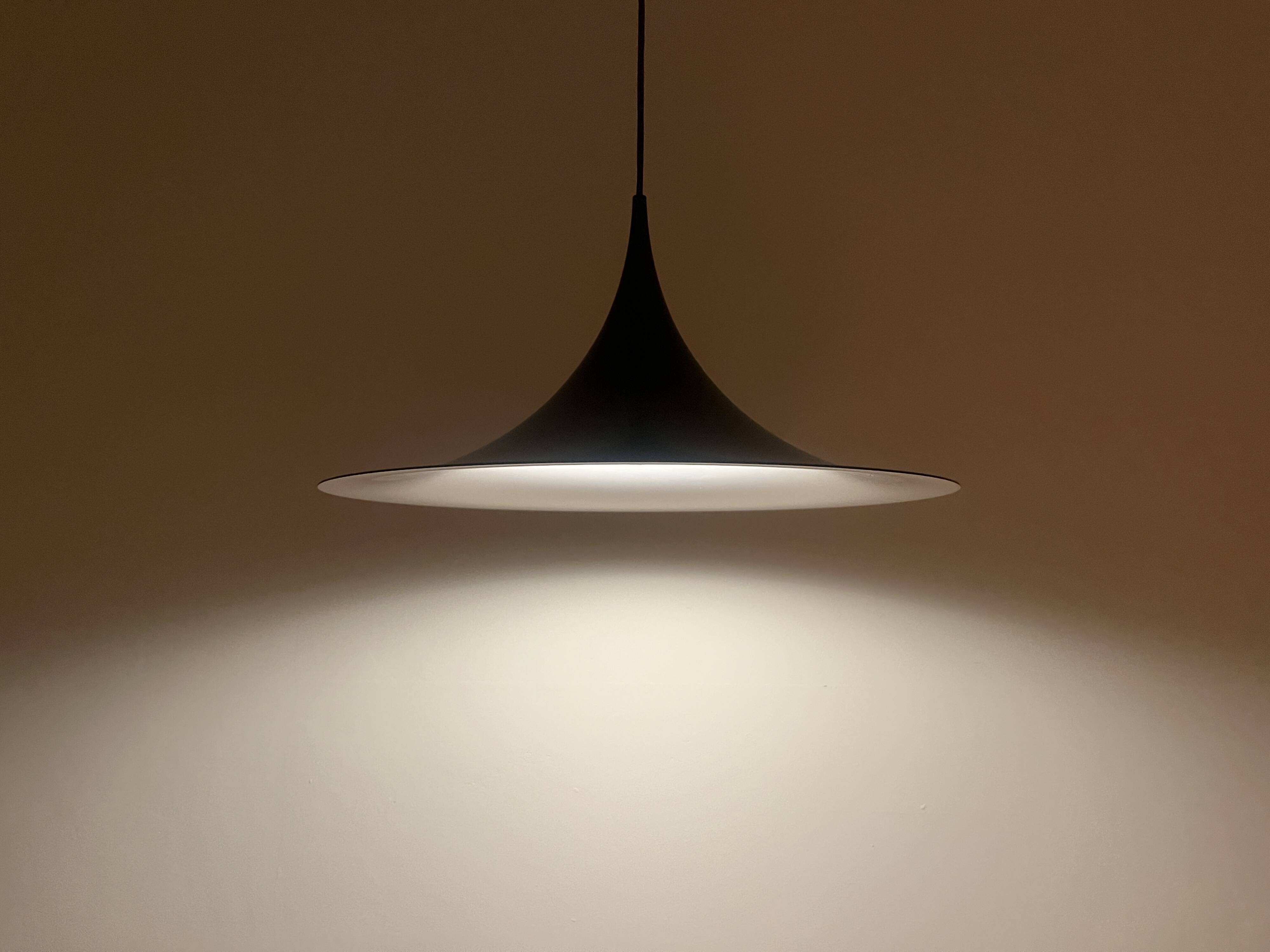 Vintage Fog & Mørup Semi pendant (47cm) - Danish design lamp
