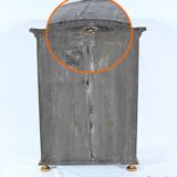 Small Showcase in Painted and Gilded Wood, Louis XV Style – Early 19th Century