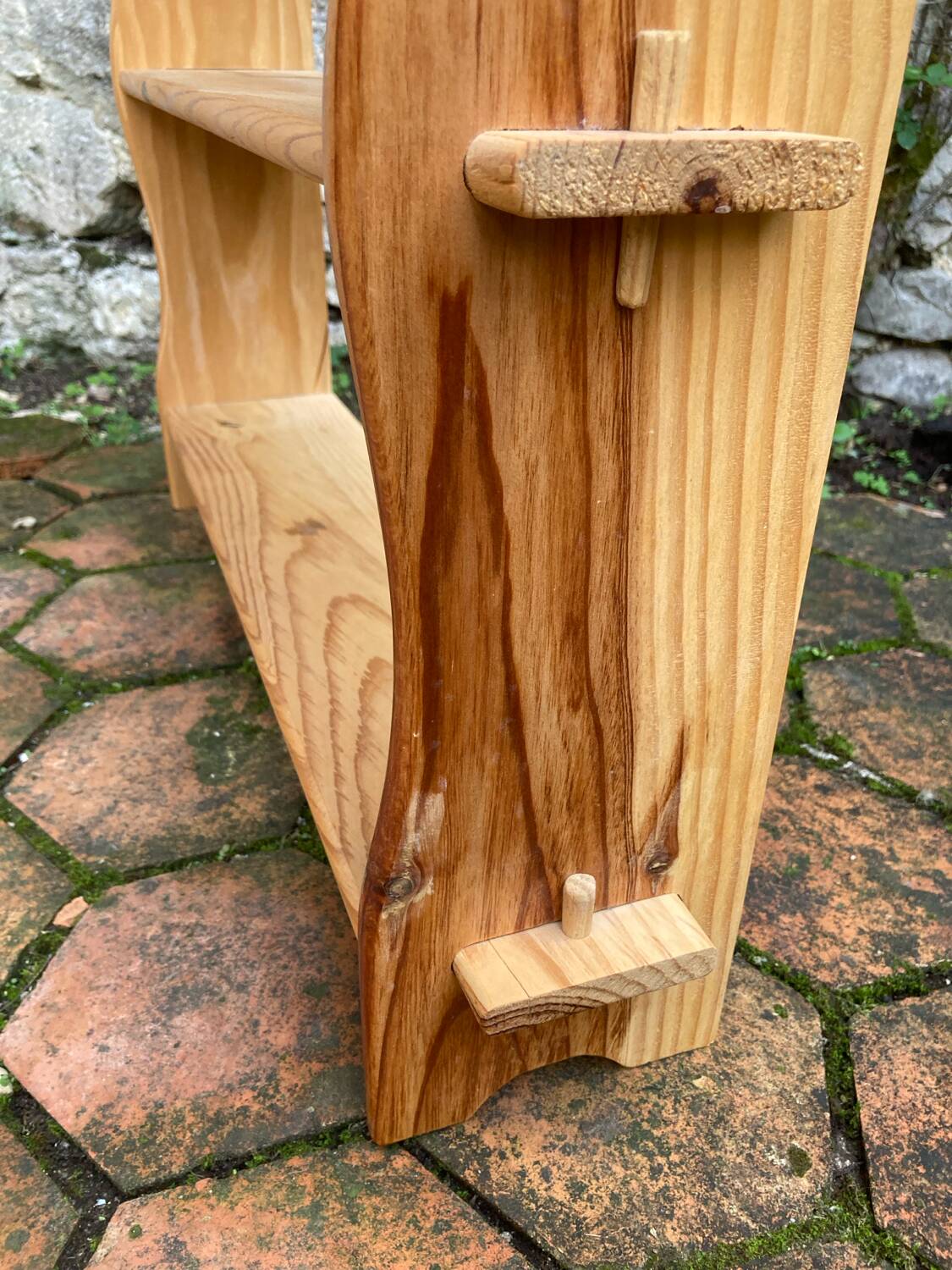 Vintage wall shelf