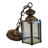 Hexagonal suspension in copper and glass
