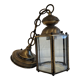 Hexagonal suspension in copper and glass