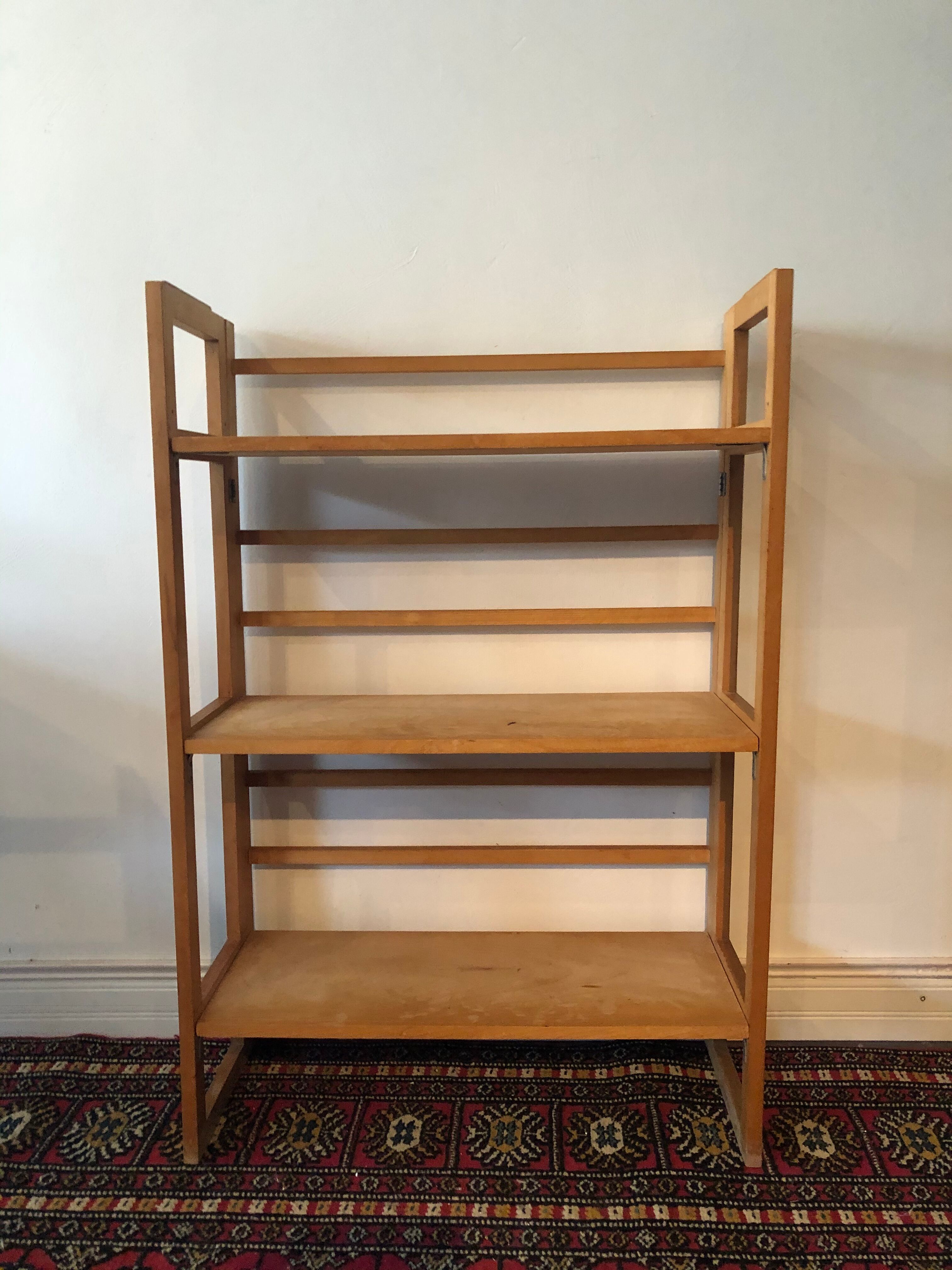 Vintage bookseller's shelf