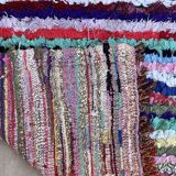 Colorful Boucherouite Moroccan rug - 100 x 183 cm