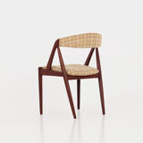 Teak chairs by Kai Kristiansen model 31 1970s
