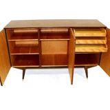Commode-enfilade en teck et palissandre Suède 1950