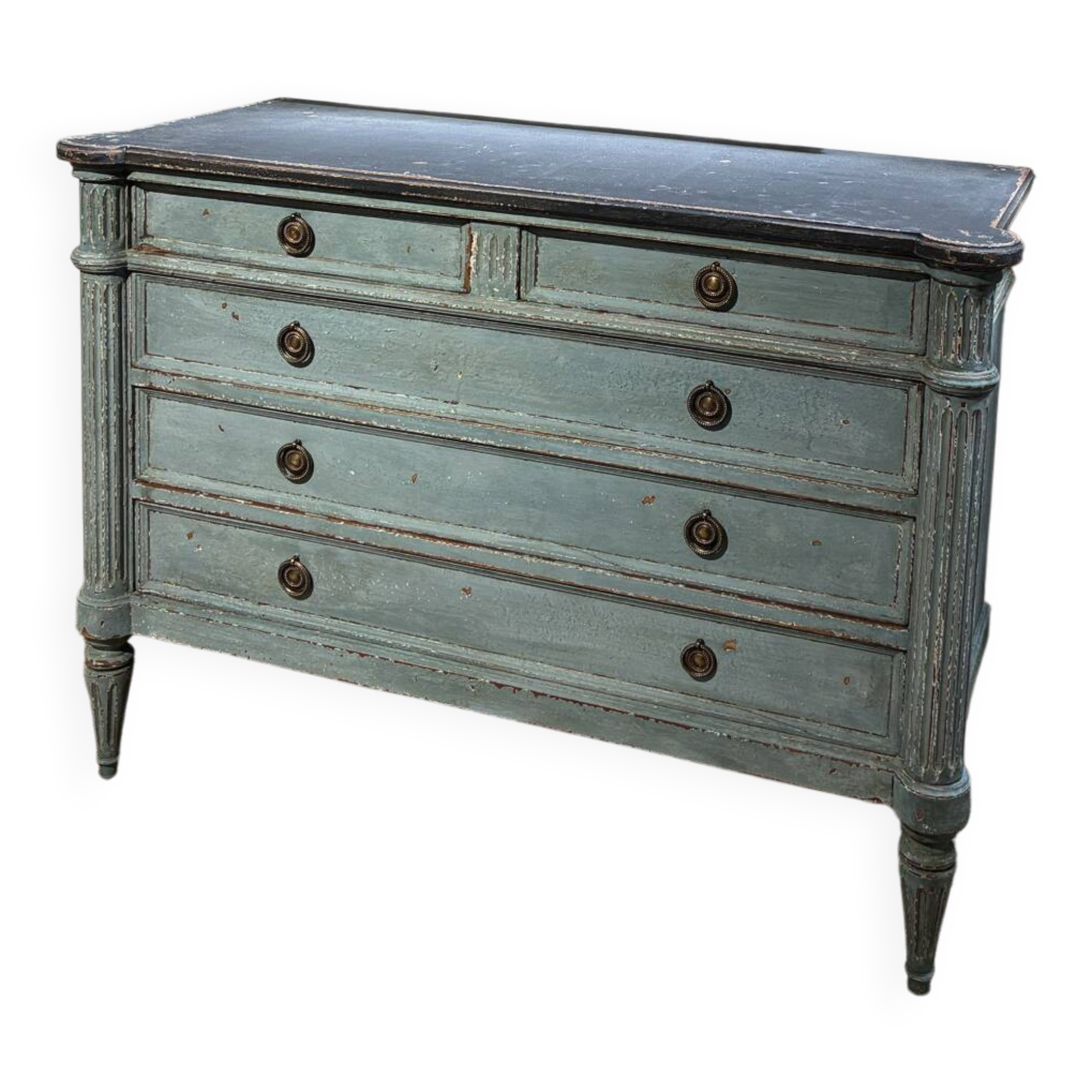 Antique Chest of Drawers, Louis, 16