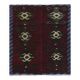 Vintage handmade Turkish rug 135x154 cm
