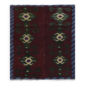 Tapis turc vintage fait main 135x154 cm