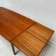 1960s large vintage Danish teak extendable dining table by Vamo Sønderborg