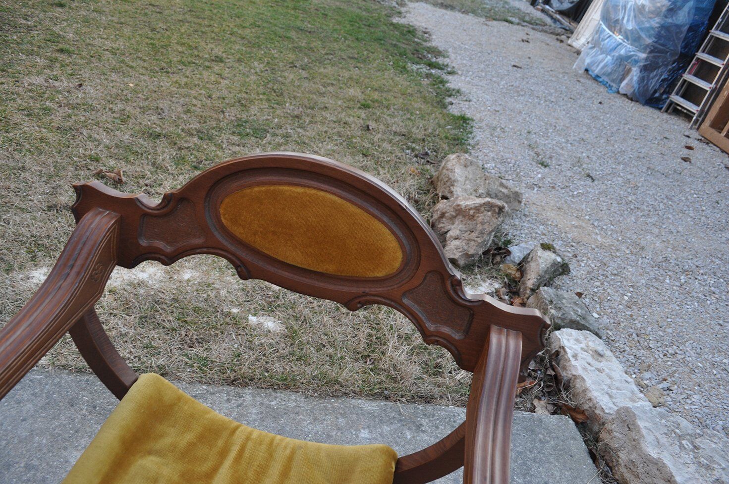 Mid-Century Castle Throne Armchair, 1950s